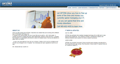 Desktop Screenshot of optimaitconsulting.com